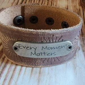 New Jbloom Leather Cuff Bracelet